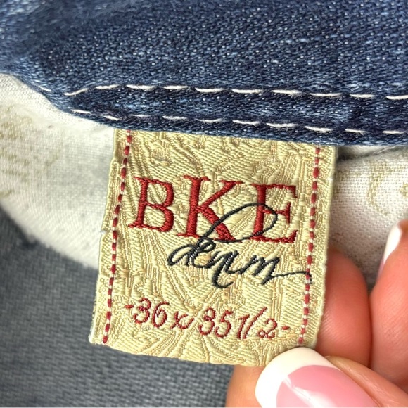 BKE Wendi Lowrise Super Whisker Faded Denim Bootcut Flare Western Jean (36/35.5) - Picture 13 of 16